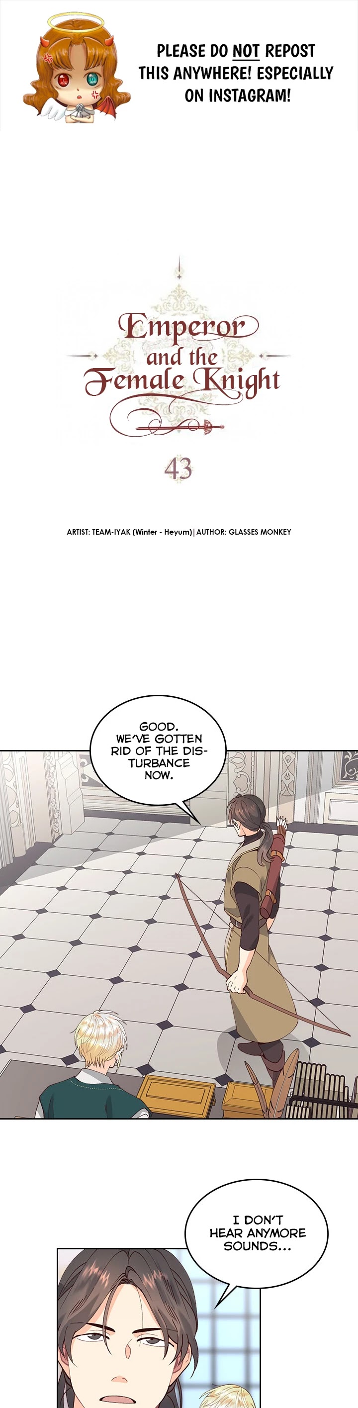 Emperor And The Female Knight Chapter 43 page 1 - Chapter 43