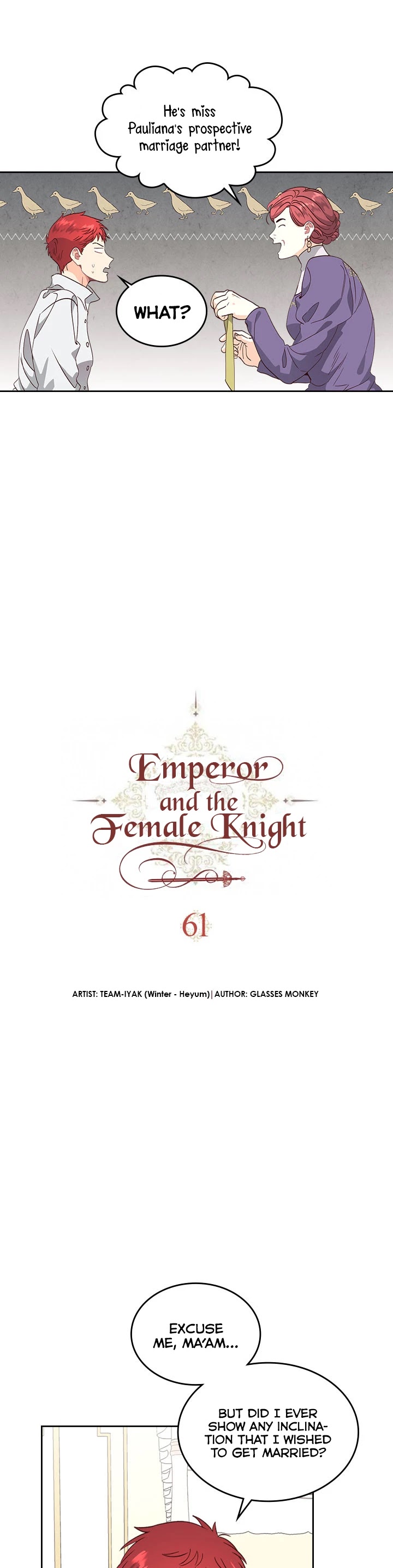Emperor And The Female Knight Chapter 61 page 4 - Chapter 61