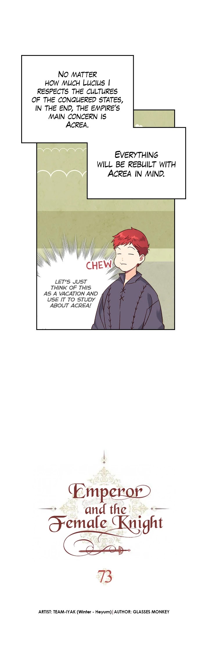 Emperor And The Female Knight Chapter 73 page 7 - Chapter 73