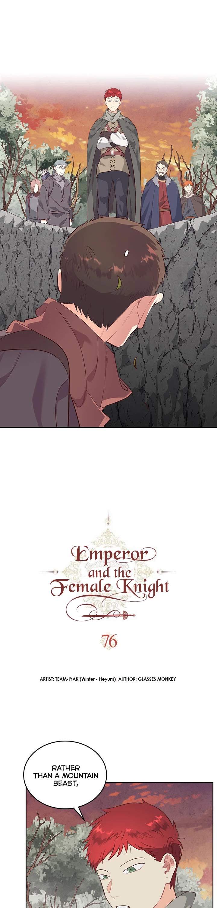 Emperor And The Female Knight Chapter 76 page 2 - Chapter 76