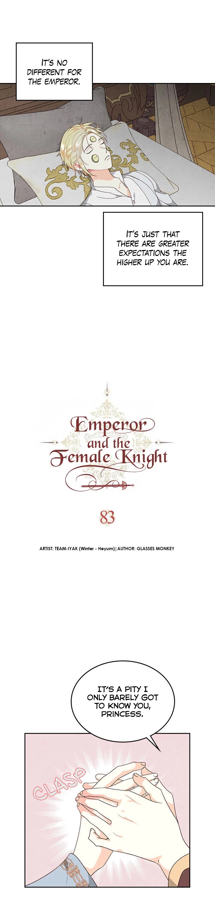 Emperor And The Female Knight Chapter 83 page 6 - Chapter 83