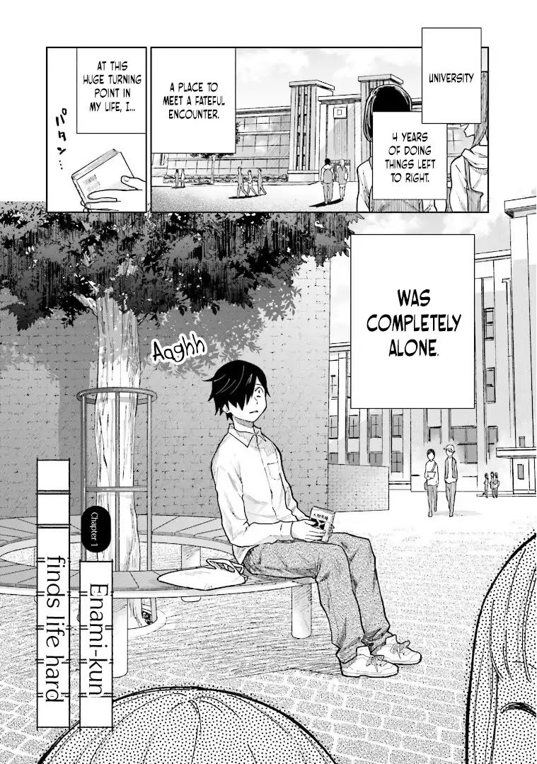 Enami-kun wa Ikiru no ga tsurai Chapter 1 page 4 - Chapter 1: Enami-kun Finds Life Hard