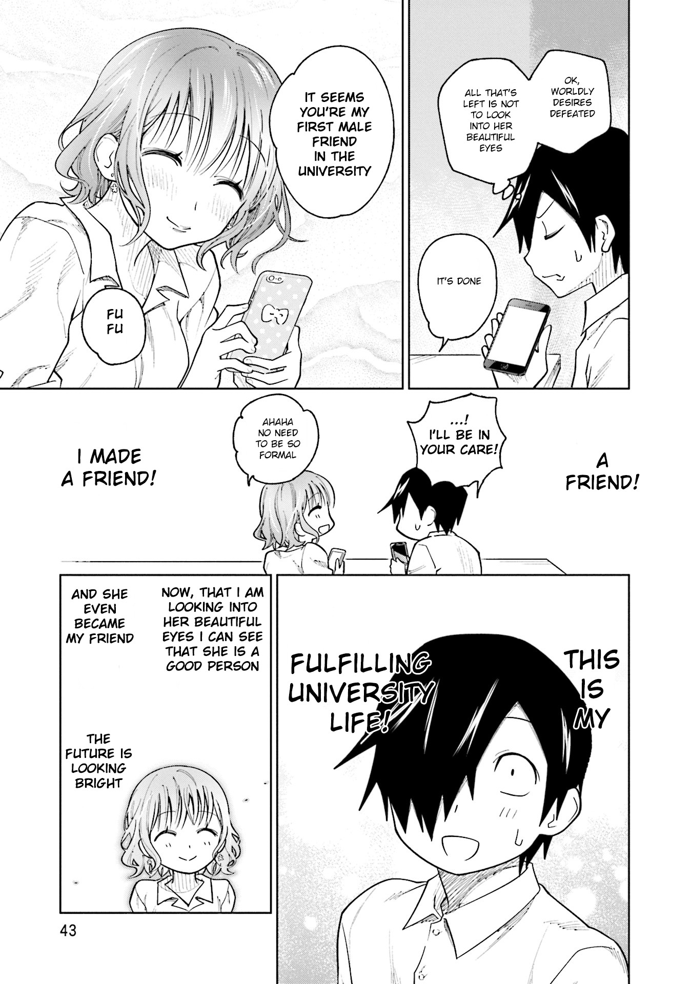 Enami-kun wa Ikiru no ga tsurai Chapter 10 page 13 - Chapter 10: Enami-kun Wants to be Taught