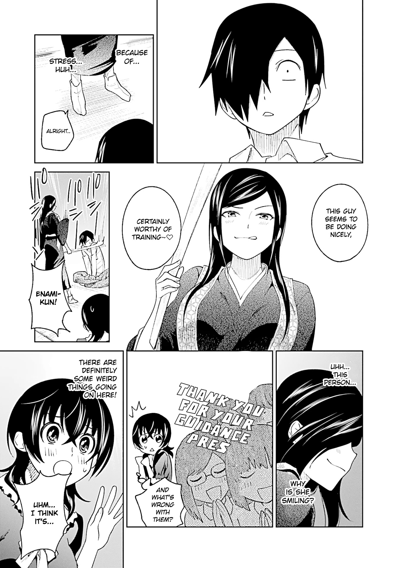 Enami-kun wa Ikiru no ga tsurai Chapter 11 page 13 - Chapter 11: Enami-kun wants to De-stress