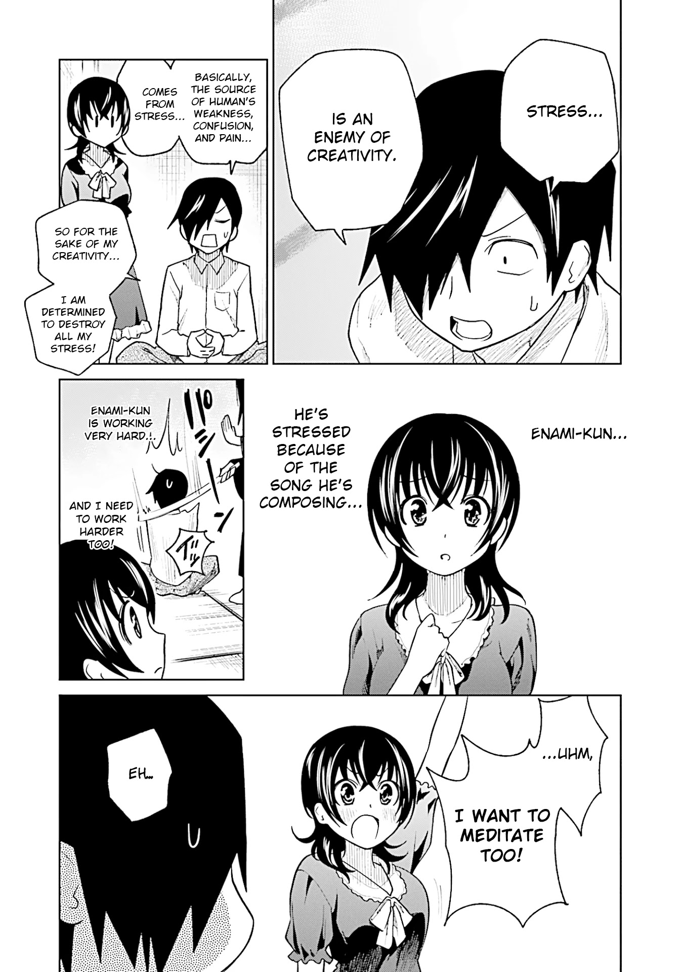 Enami-kun wa Ikiru no ga tsurai Chapter 11 page 7 - Chapter 11: Enami-kun wants to De-stress