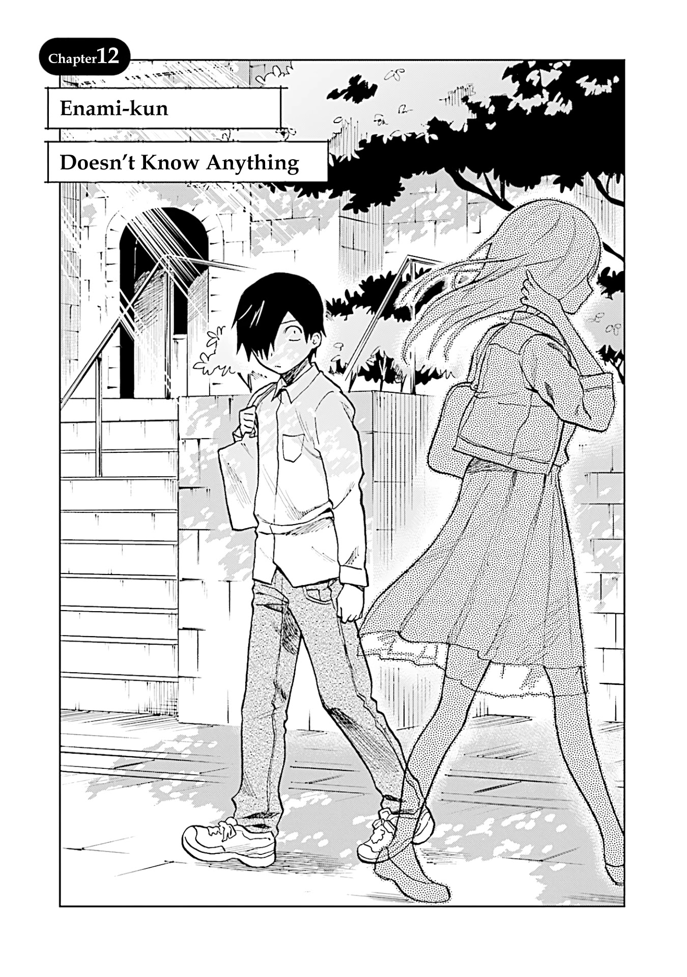 Enami-kun wa Ikiru no ga tsurai Chapter 12 page 1 - Chapter 12: Enami-kun Doesn't Know Anything