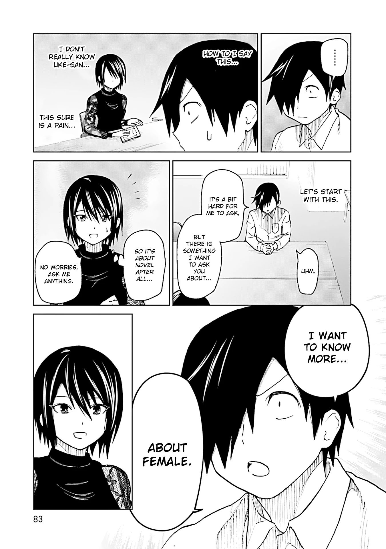 Enami-kun wa Ikiru no ga tsurai Chapter 12 page 11 - Chapter 12: Enami-kun Doesn't Know Anything