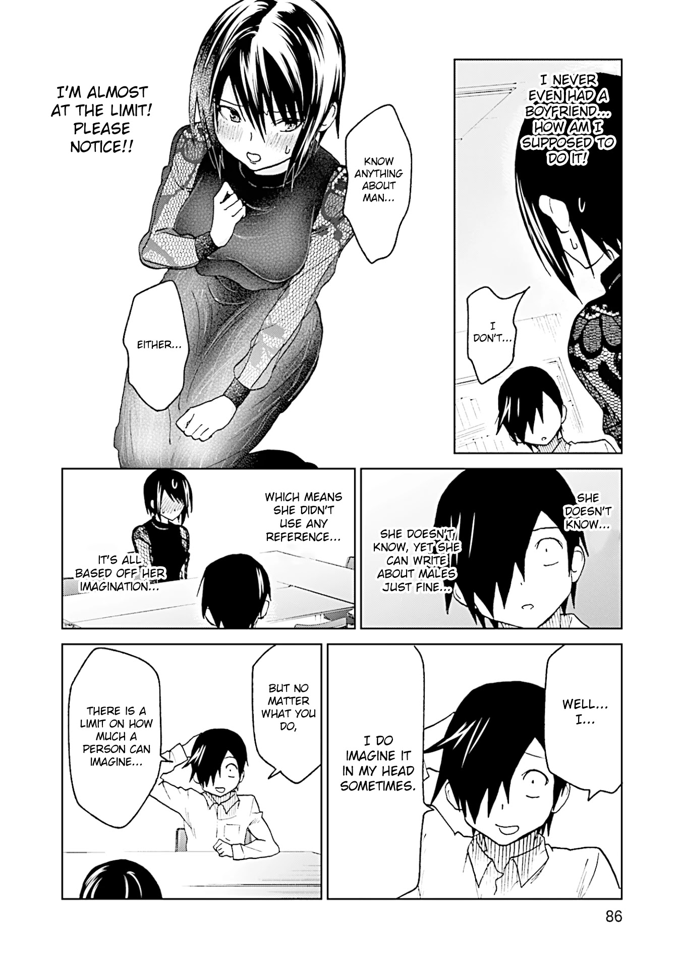 Enami-kun wa Ikiru no ga tsurai Chapter 12 page 14 - Chapter 12: Enami-kun Doesn't Know Anything