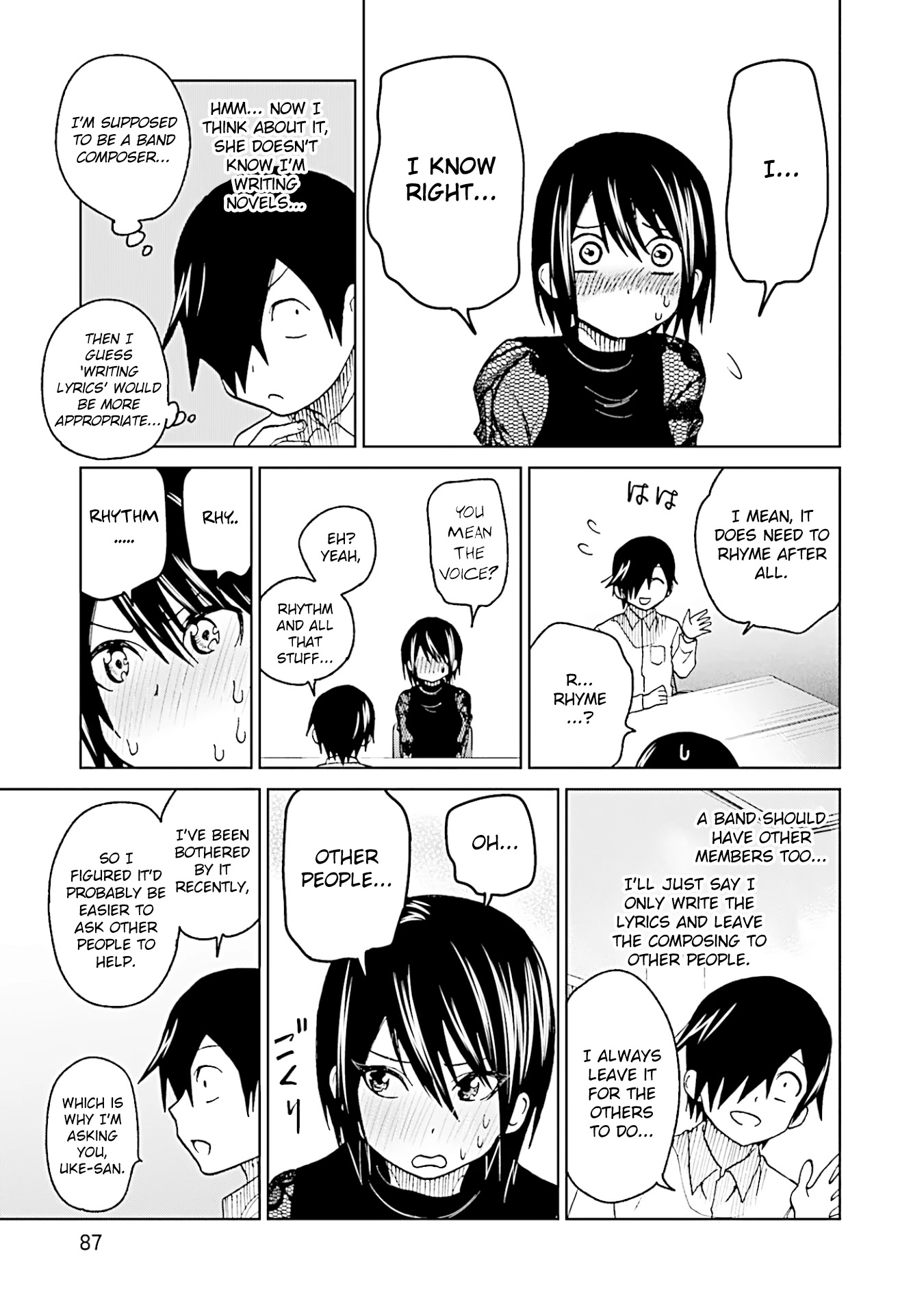 Enami-kun wa Ikiru no ga tsurai Chapter 12 page 15 - Chapter 12: Enami-kun Doesn't Know Anything