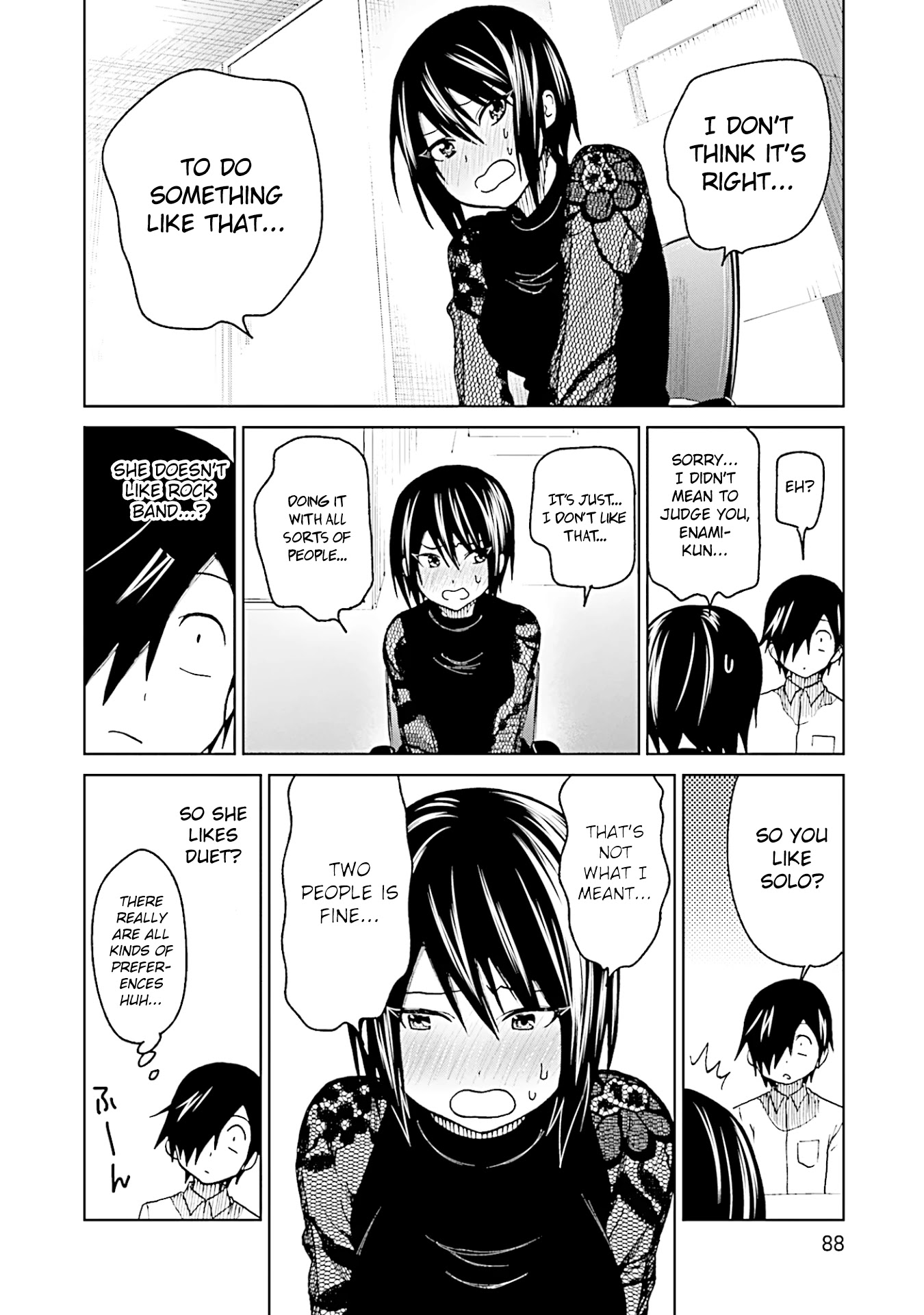 Enami-kun wa Ikiru no ga tsurai Chapter 12 page 16 - Chapter 12: Enami-kun Doesn't Know Anything