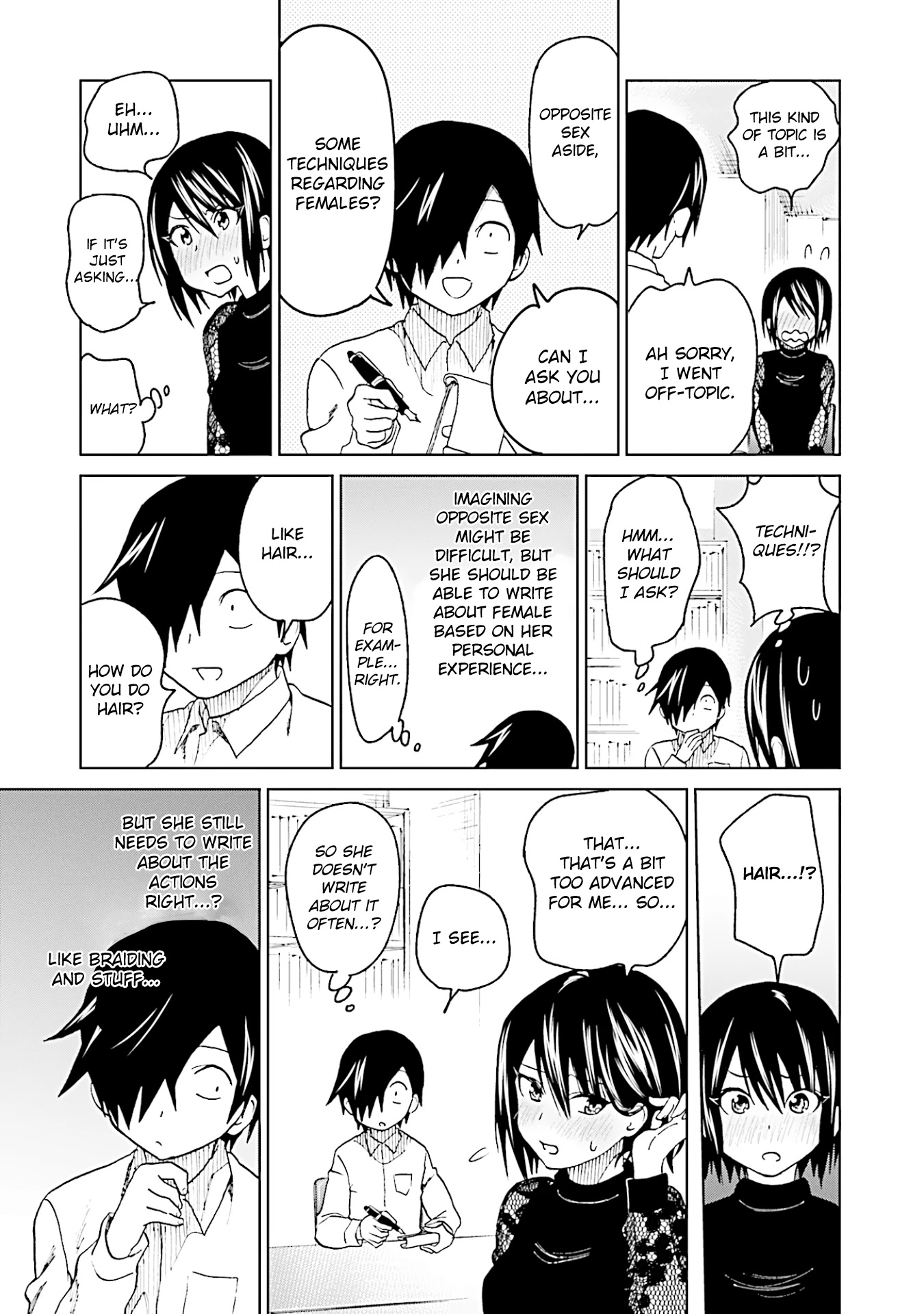 Enami-kun wa Ikiru no ga tsurai Chapter 12 page 17 - Chapter 12: Enami-kun Doesn't Know Anything