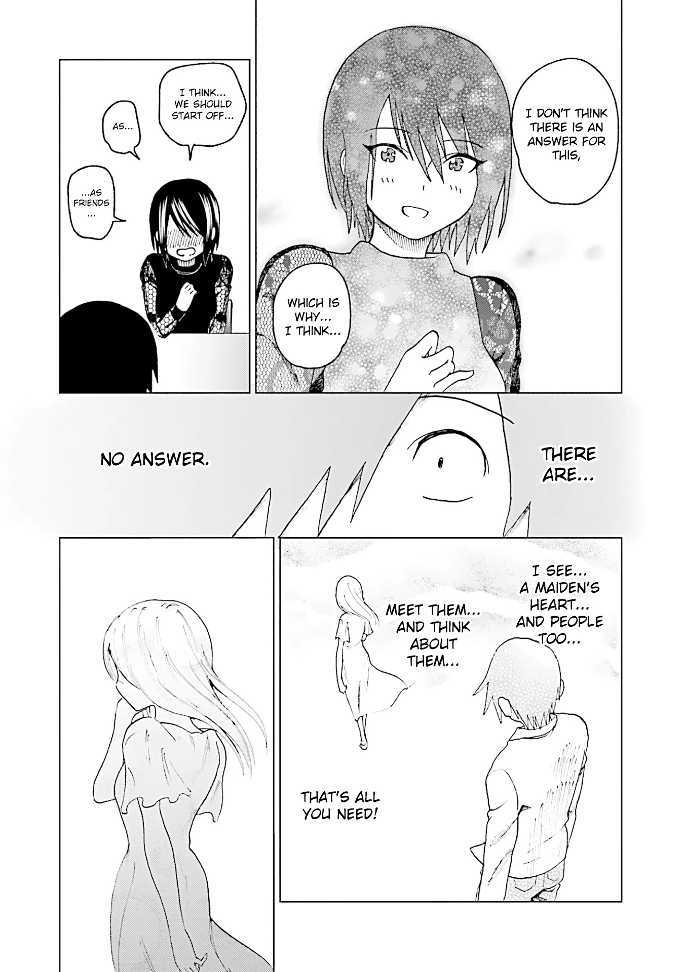 Enami-kun wa Ikiru no ga tsurai Chapter 12 page 21 - Chapter 12: Enami-kun Doesn't Know Anything