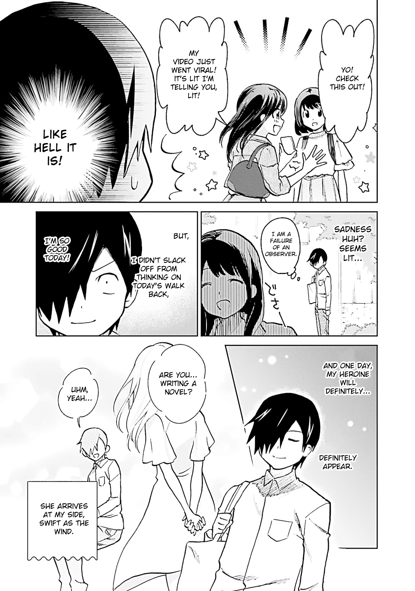 Enami-kun wa Ikiru no ga tsurai Chapter 12 page 3 - Chapter 12: Enami-kun Doesn't Know Anything