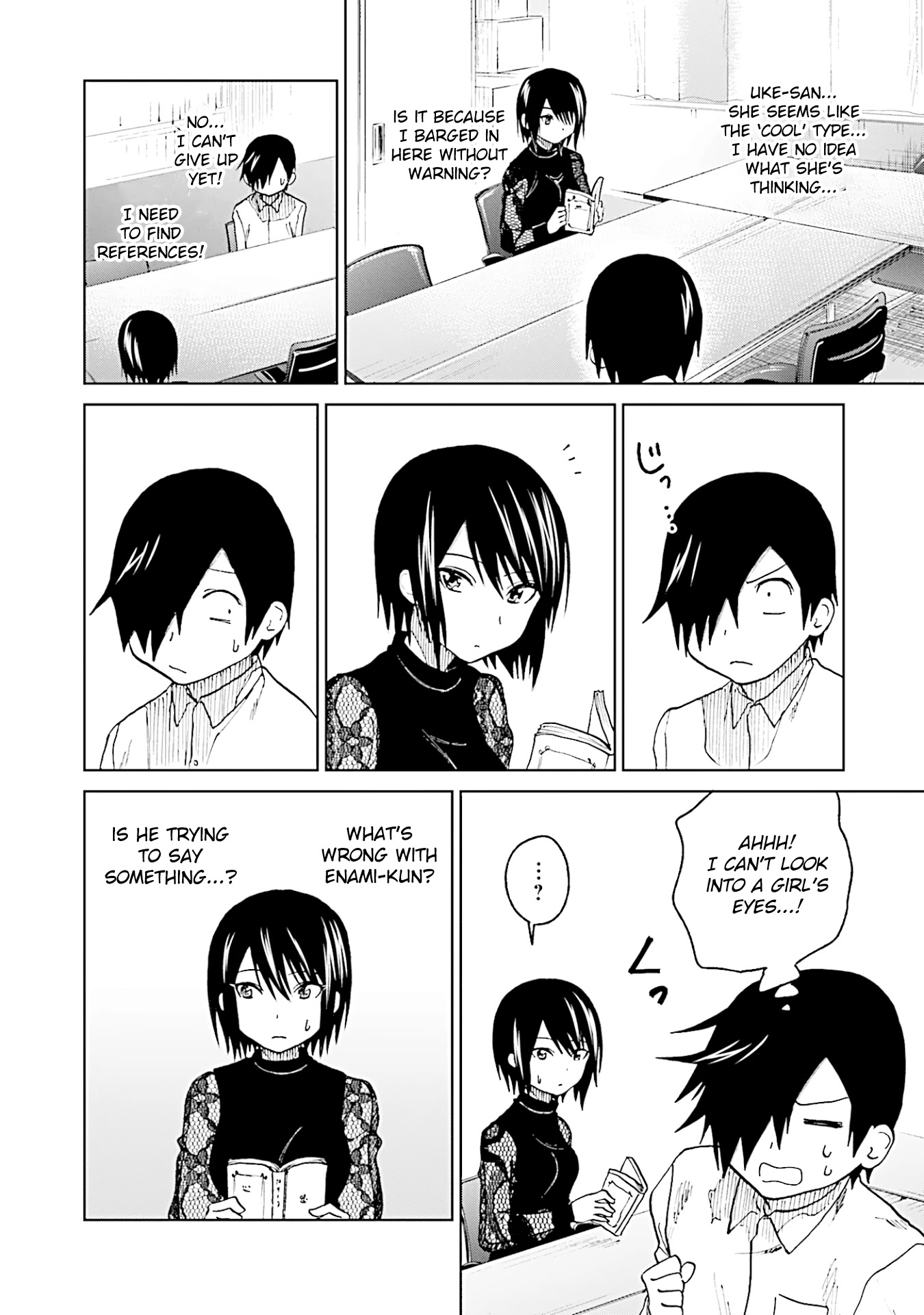 Enami-kun wa Ikiru no ga tsurai Chapter 12 page 8 - Chapter 12: Enami-kun Doesn't Know Anything