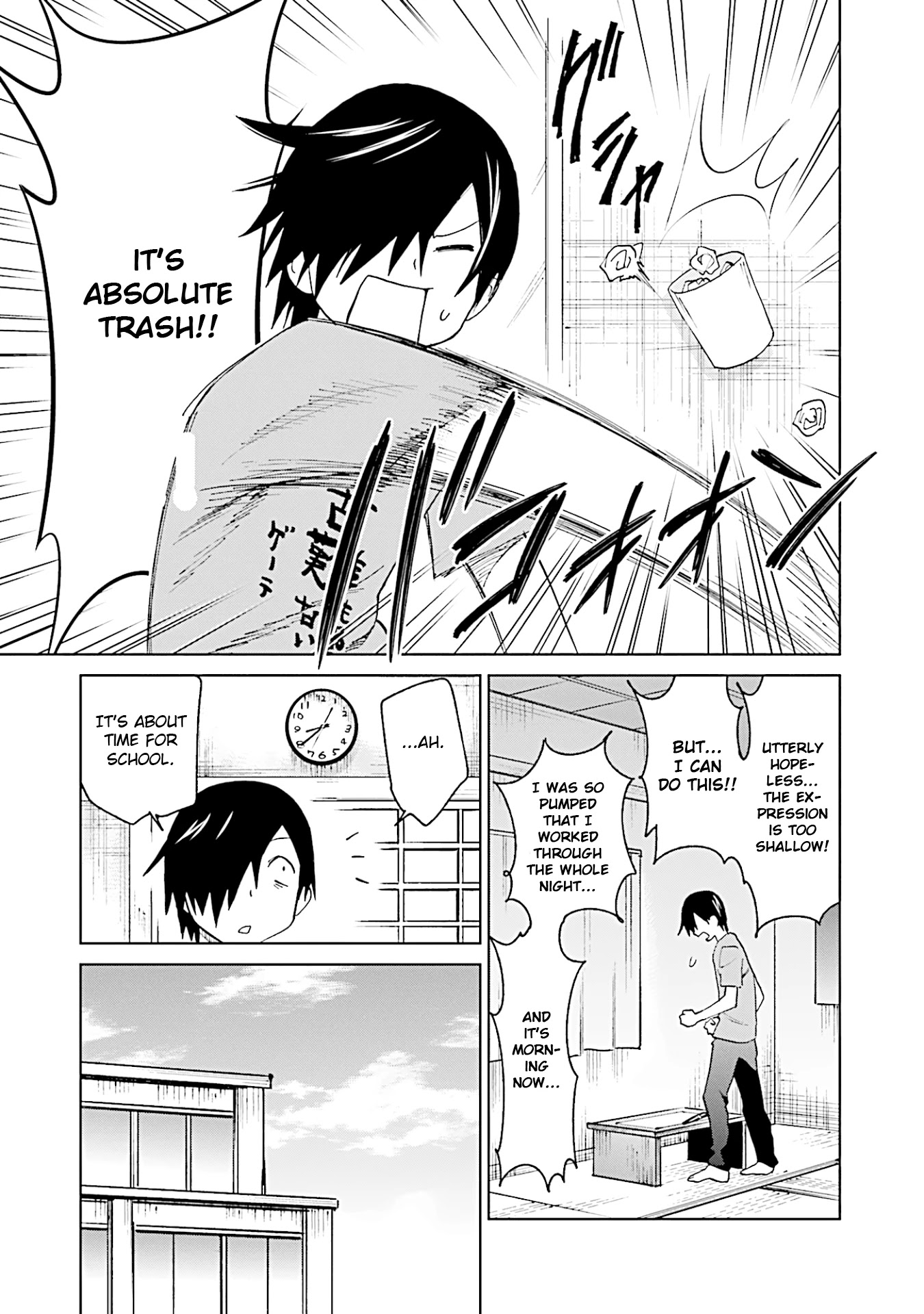 Enami-kun wa Ikiru no ga tsurai Chapter 13 page 3 - Chapter 13: Enami-kun wants to Resist