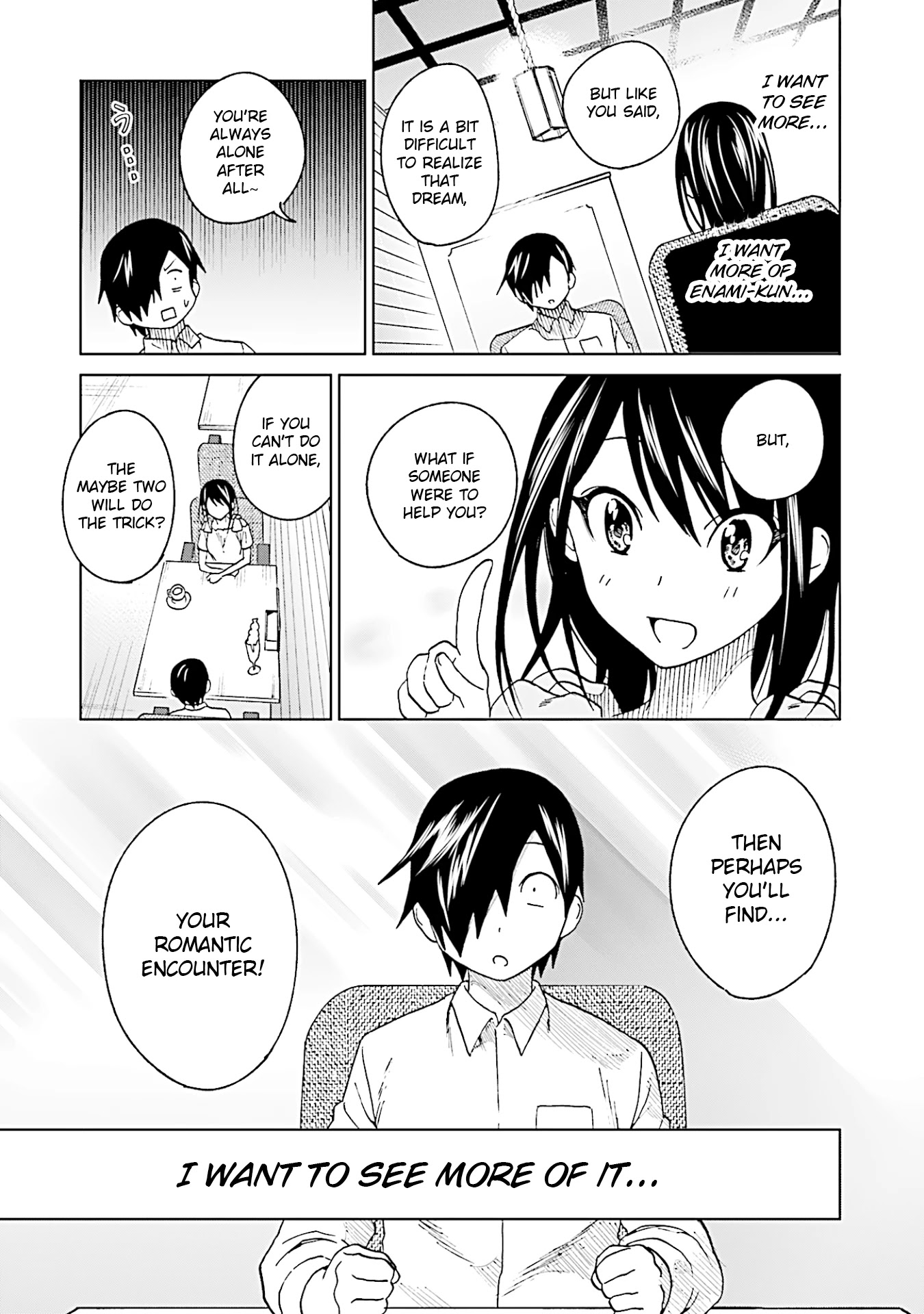Enami-kun wa Ikiru no ga tsurai Chapter 14 page 17 - Chapter 14: Enami-kun wants to Insist