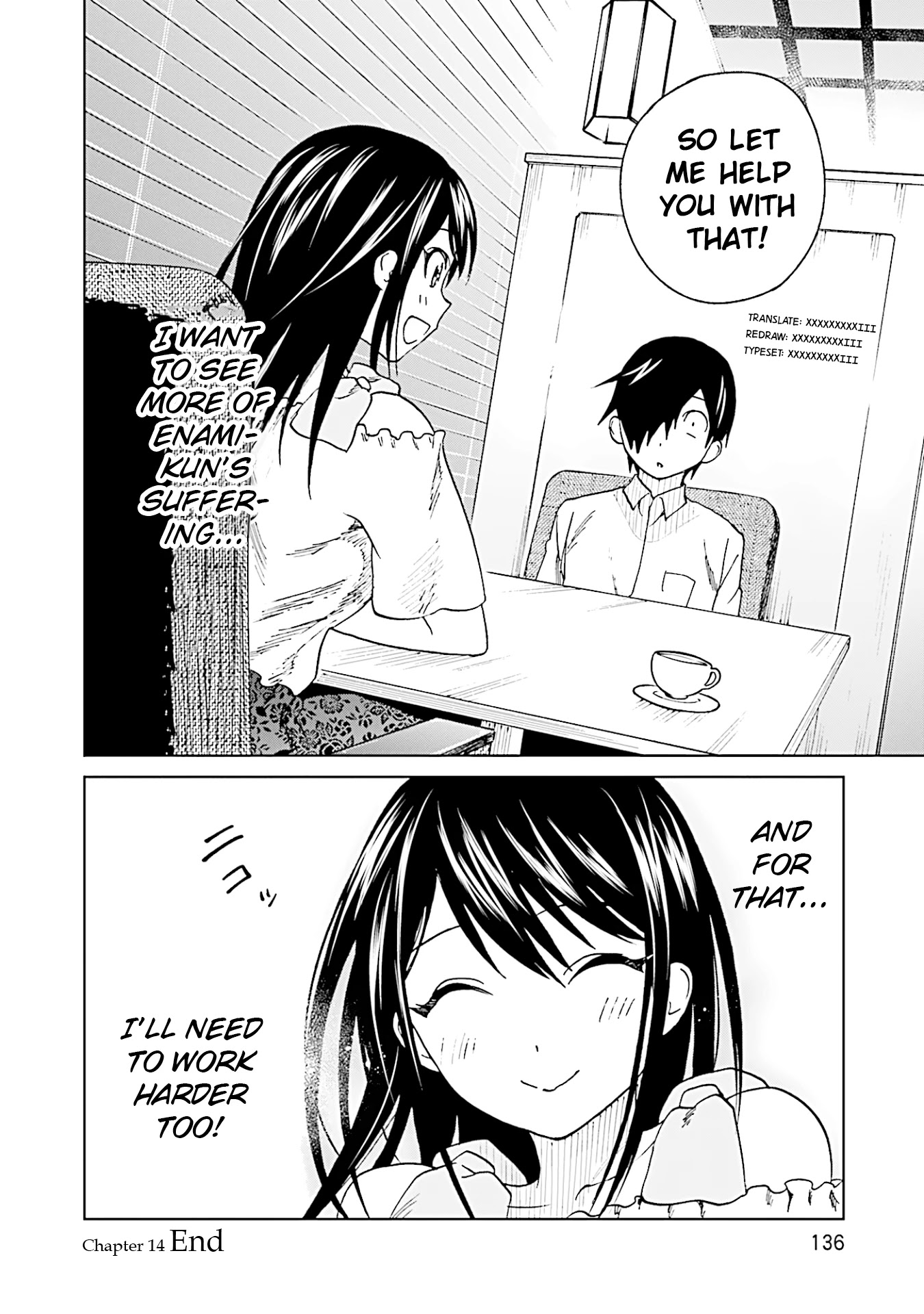 Enami-kun wa Ikiru no ga tsurai Chapter 14 page 18 - Chapter 14: Enami-kun wants to Insist