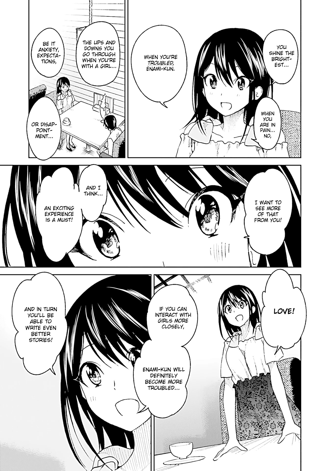 Enami-kun wa Ikiru no ga tsurai Chapter 14 page 3 - Chapter 14: Enami-kun wants to Insist