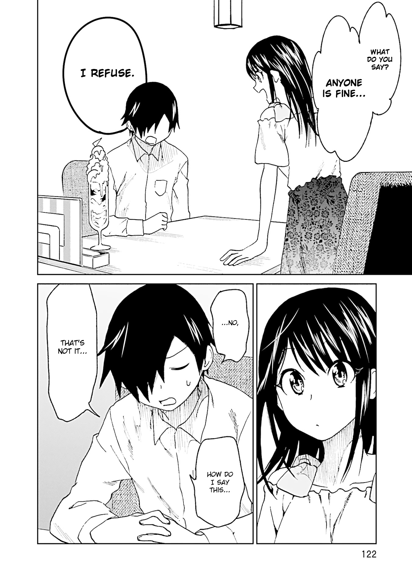 Enami-kun wa Ikiru no ga tsurai Chapter 14 page 4 - Chapter 14: Enami-kun wants to Insist