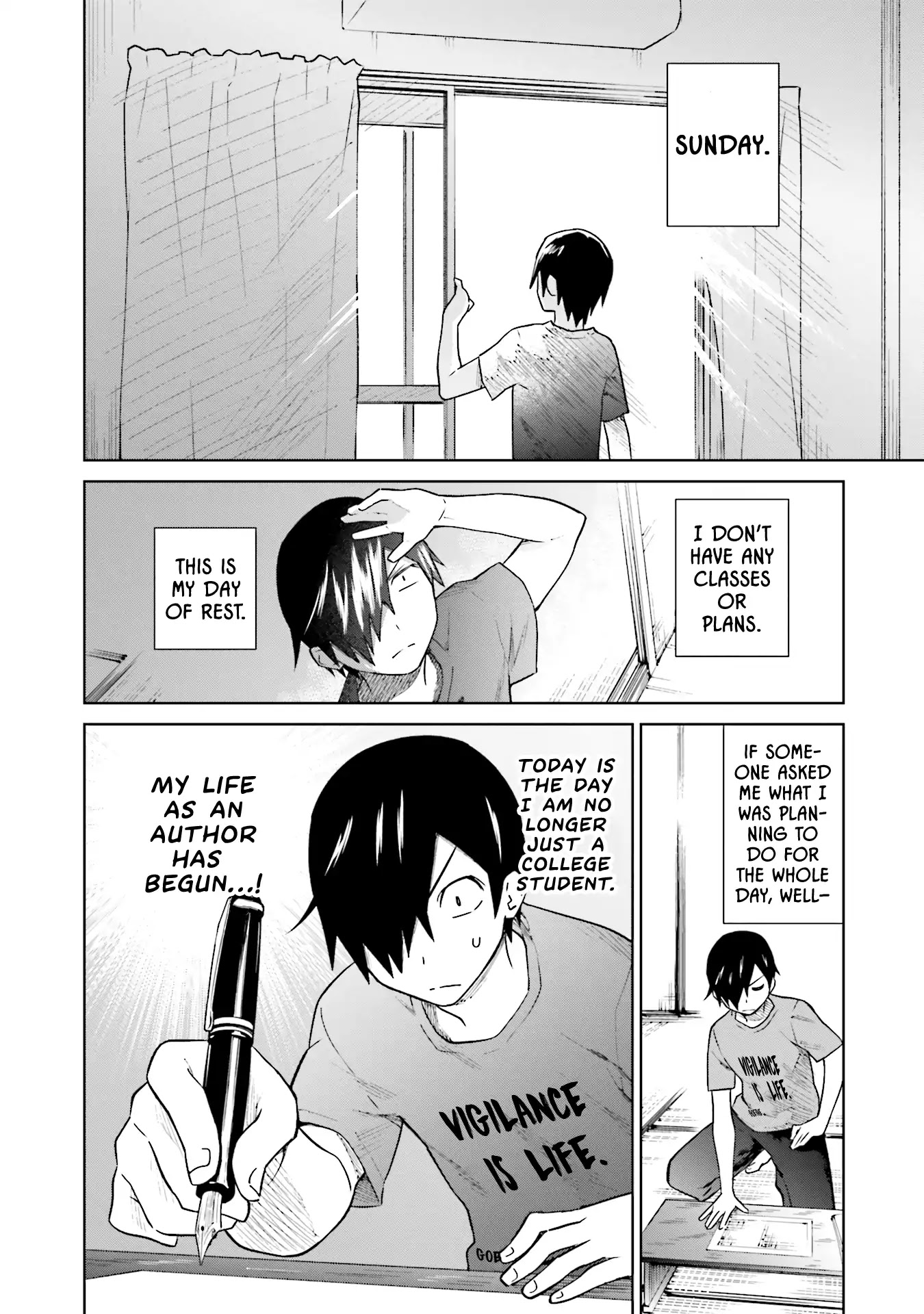 Enami-kun wa Ikiru no ga tsurai Chapter 5 page 2 - Chapter 5: Enami-kun Wants to Have Confidence