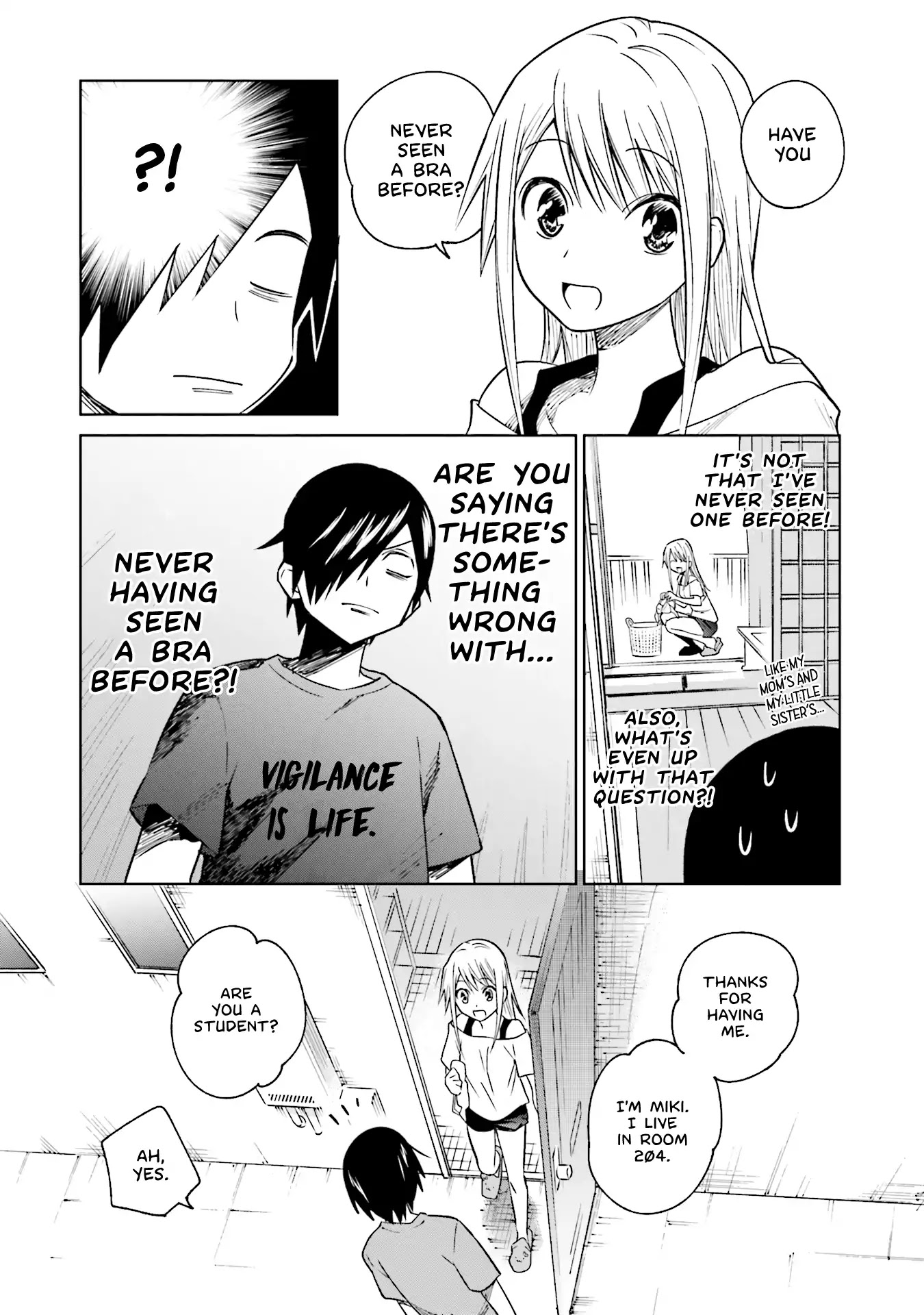 Enami-kun wa Ikiru no ga tsurai Chapter 5 page 9 - Chapter 5: Enami-kun Wants to Have Confidence