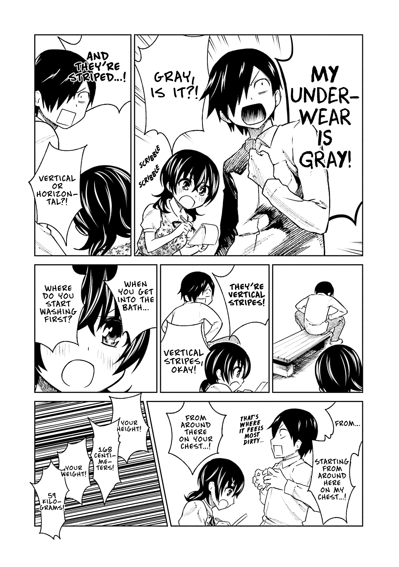 Enami-kun wa Ikiru no ga tsurai Chapter 6 page 11 - Chapter 6: Enami-kun Can't Keep Up