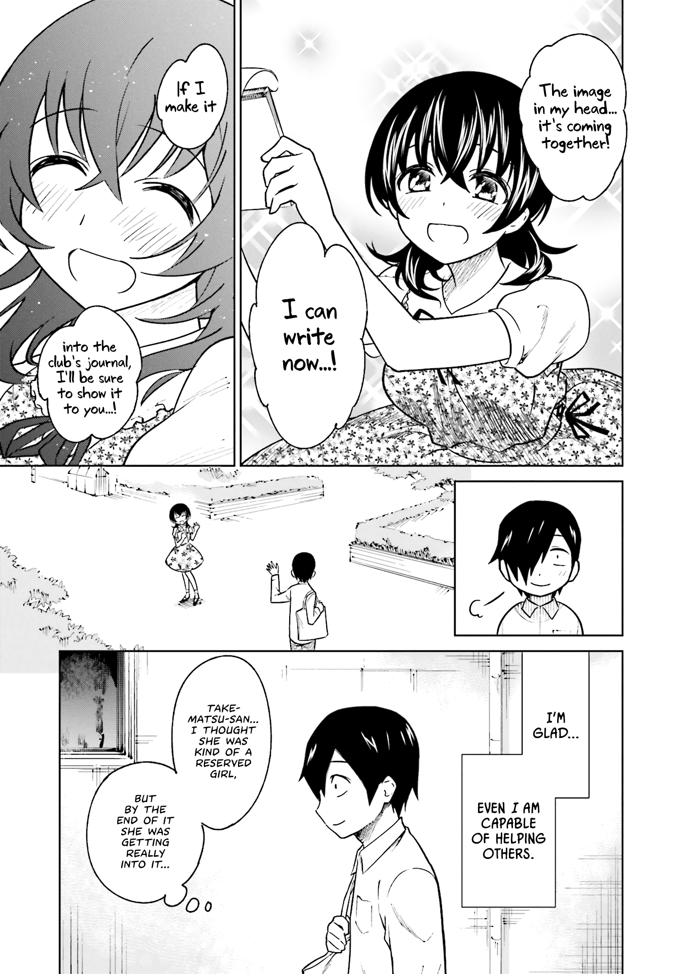 Enami-kun wa Ikiru no ga tsurai Chapter 6 page 13 - Chapter 6: Enami-kun Can't Keep Up