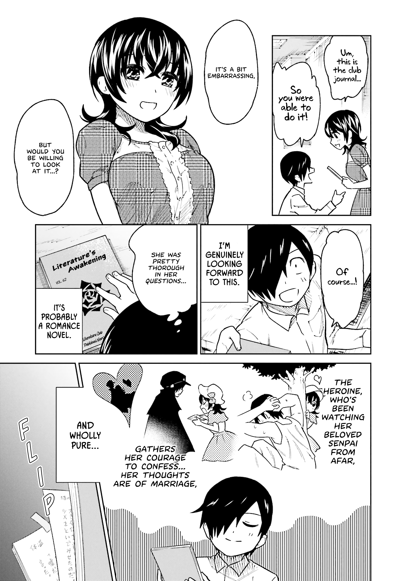 Enami-kun wa Ikiru no ga tsurai Chapter 6 page 15 - Chapter 6: Enami-kun Can't Keep Up