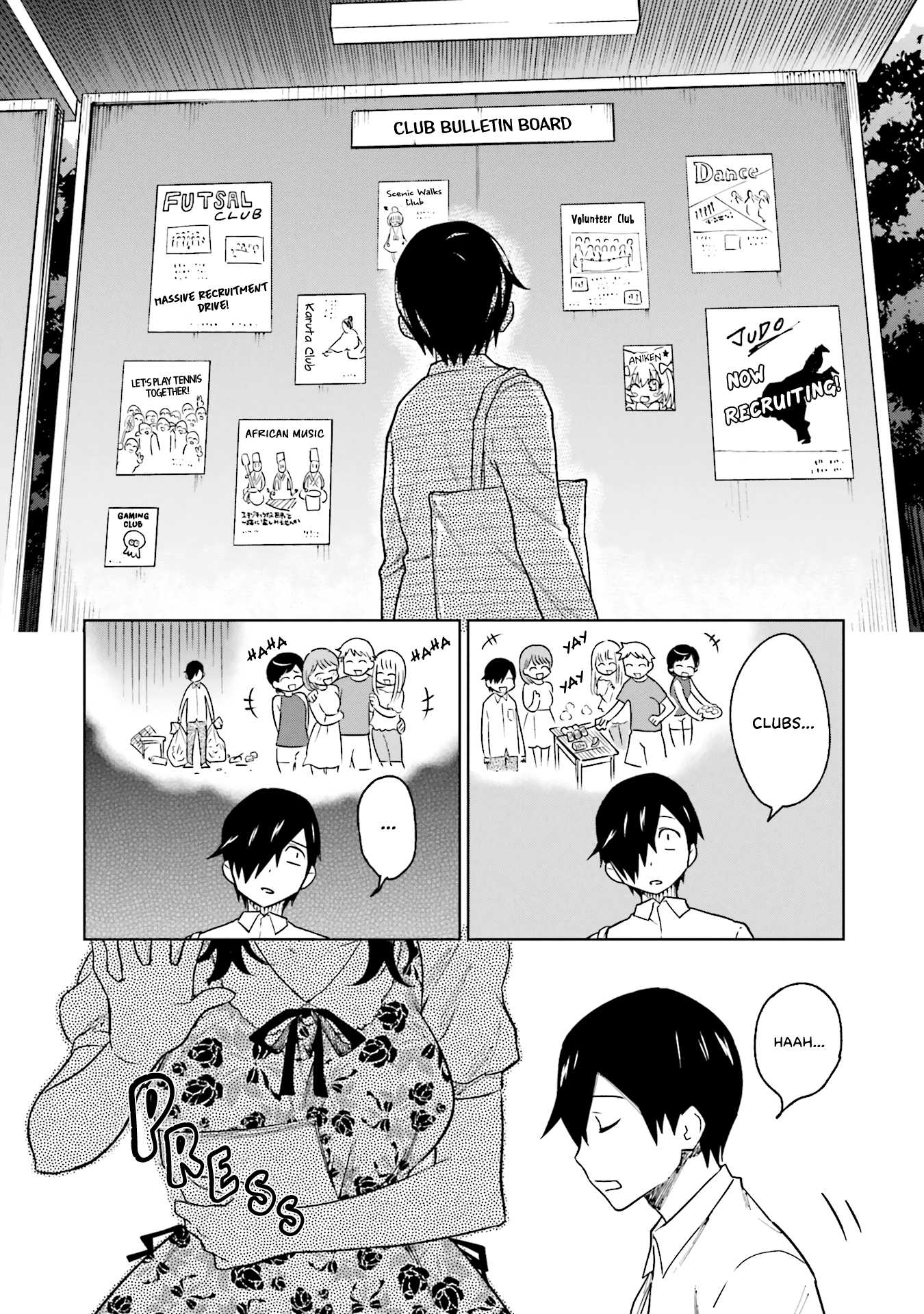Enami-kun wa Ikiru no ga tsurai Chapter 6 page 2 - Chapter 6: Enami-kun Can't Keep Up