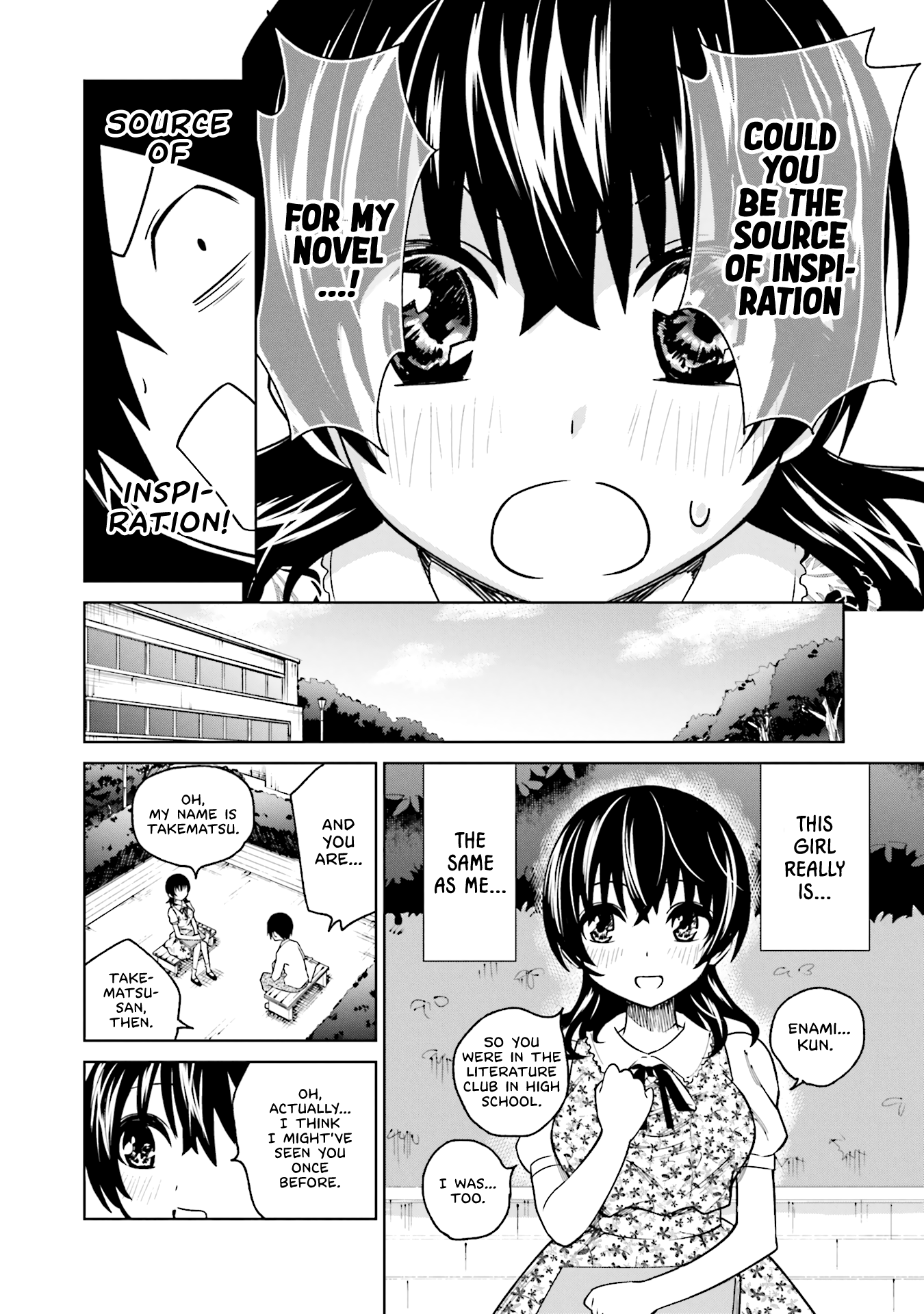 Enami-kun wa Ikiru no ga tsurai Chapter 6 page 6 - Chapter 6: Enami-kun Can't Keep Up