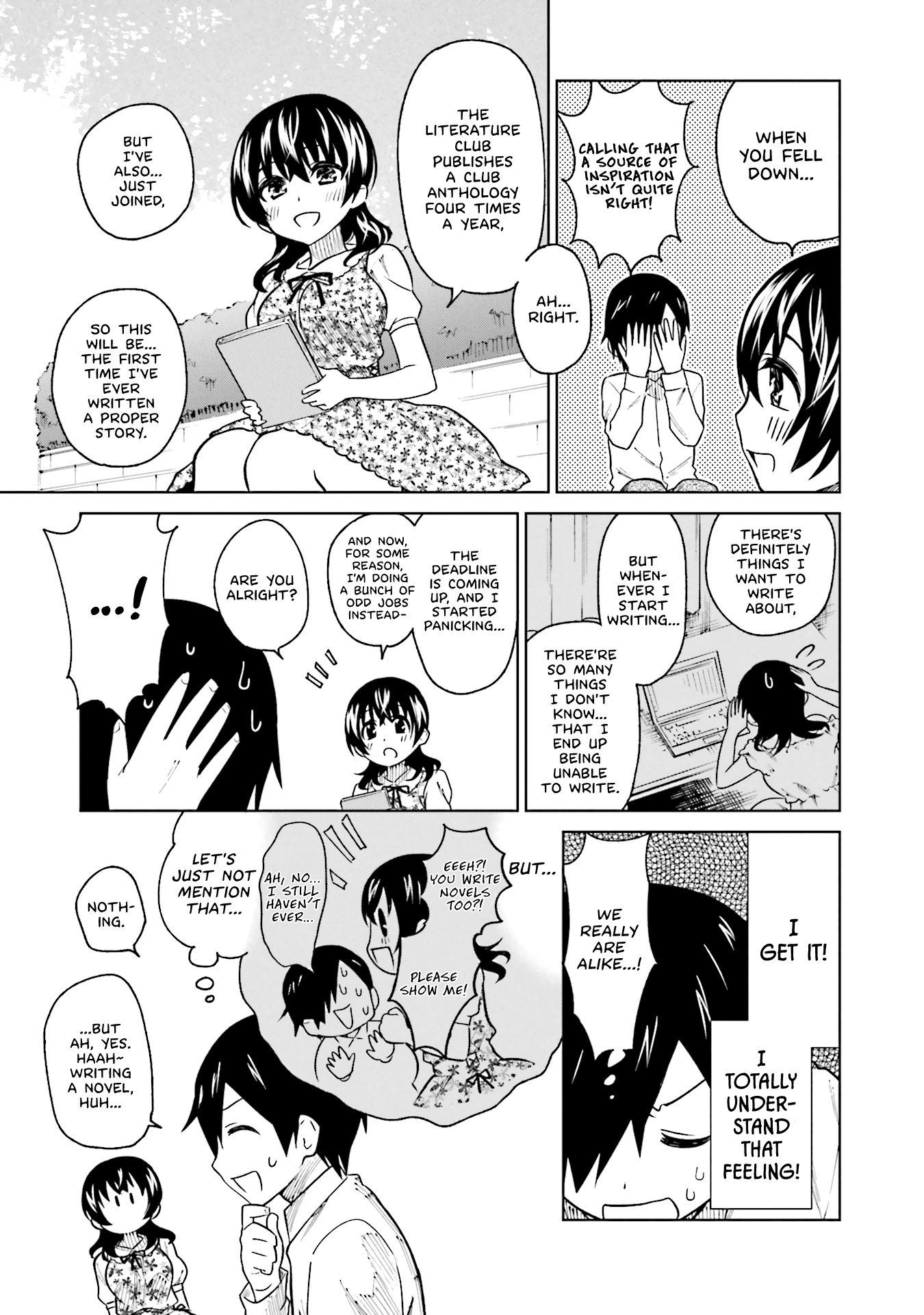 Enami-kun wa Ikiru no ga tsurai Chapter 6 page 7 - Chapter 6: Enami-kun Can't Keep Up