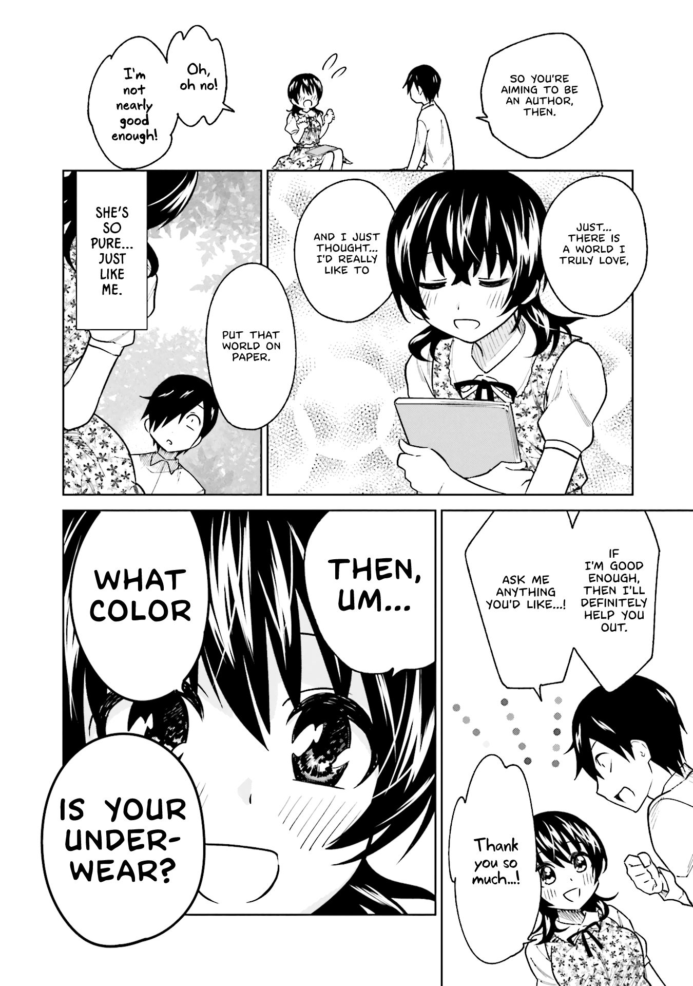 Enami-kun wa Ikiru no ga tsurai Chapter 6 page 8 - Chapter 6: Enami-kun Can't Keep Up