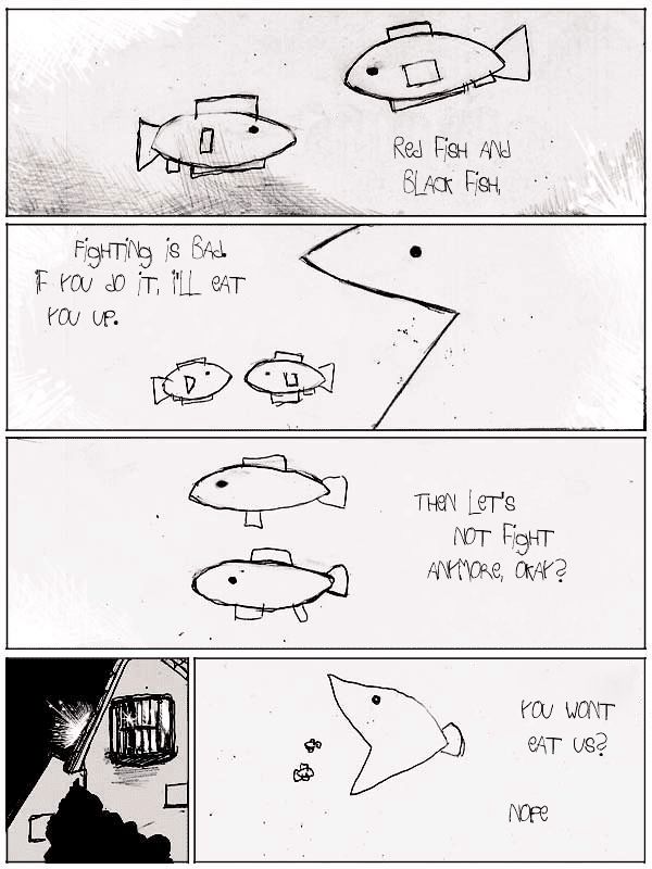 End of Goldfish Kingdom Chapter 1 page 28 - Chapter 1