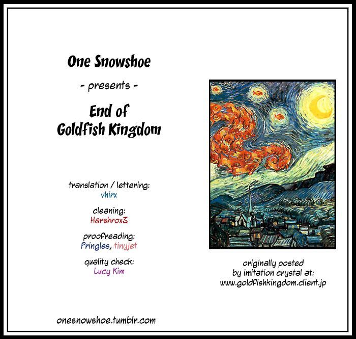 End of Goldfish Kingdom Chapter 4 page 1 - Chapter 4