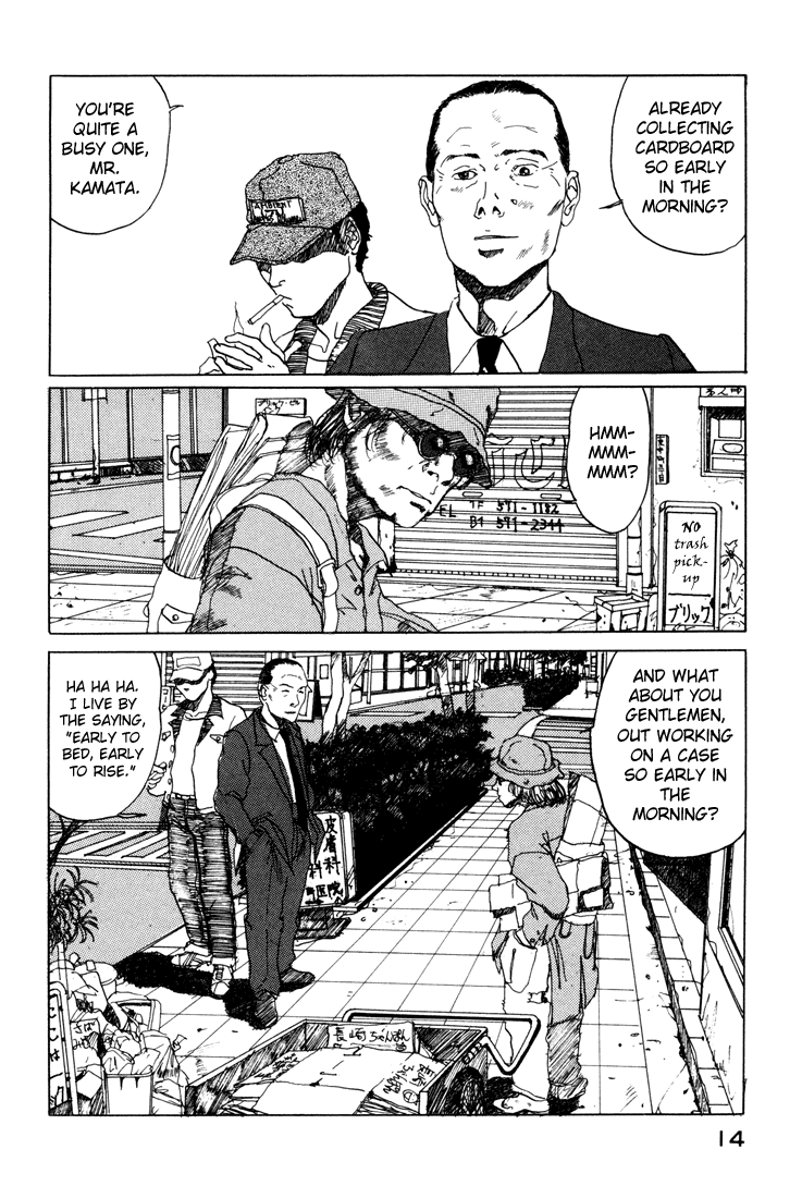 Endo Hiroki Tanpenshuu Chapter 1.1-2 page 13 - Vol.1 Chapter 1 v2 : The Crows, the Girl, and the Yakuza