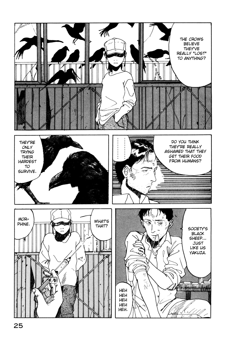 Endo Hiroki Tanpenshuu Chapter 1.1-2 page 24 - Vol.1 Chapter 1 v2 : The Crows, the Girl, and the Yakuza