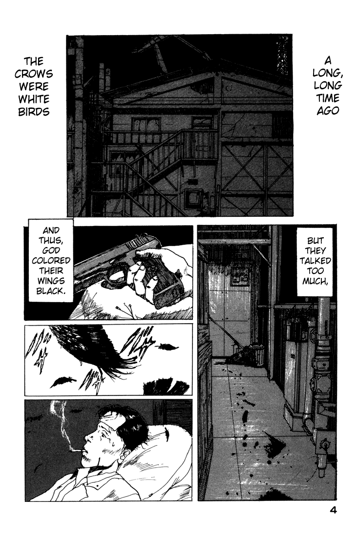 Endo Hiroki Tanpenshuu Chapter 1.1-2 page 3 - Vol.1 Chapter 1 v2 : The Crows, the Girl, and the Yakuza