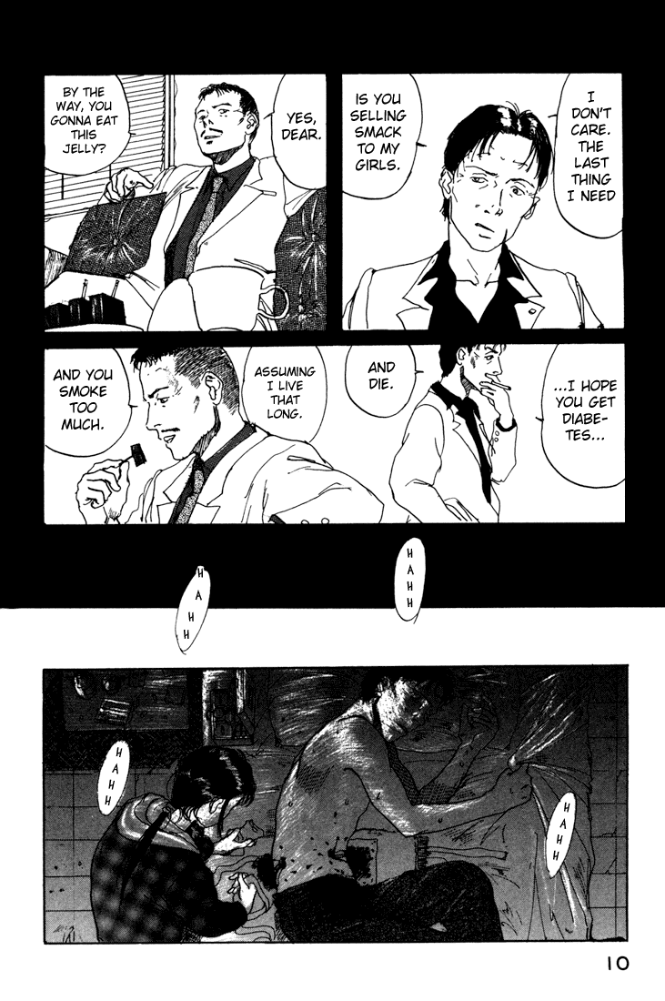 Endo Hiroki Tanpenshuu Chapter 1.1-2 page 9 - Vol.1 Chapter 1 v2 : The Crows, the Girl, and the Yakuza