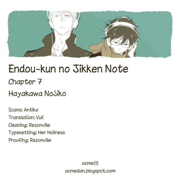 Endou-kun no Jikken Note Chapter 7 page 1 - Chapter 7