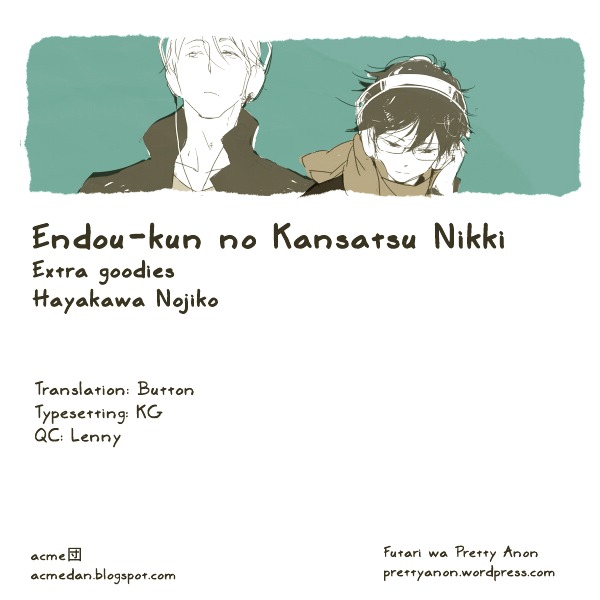 Endou-kun no Kansatsu Nikki Chapter 4.6 page 1 - Chapter 4.6 : Extra stuff [end]
