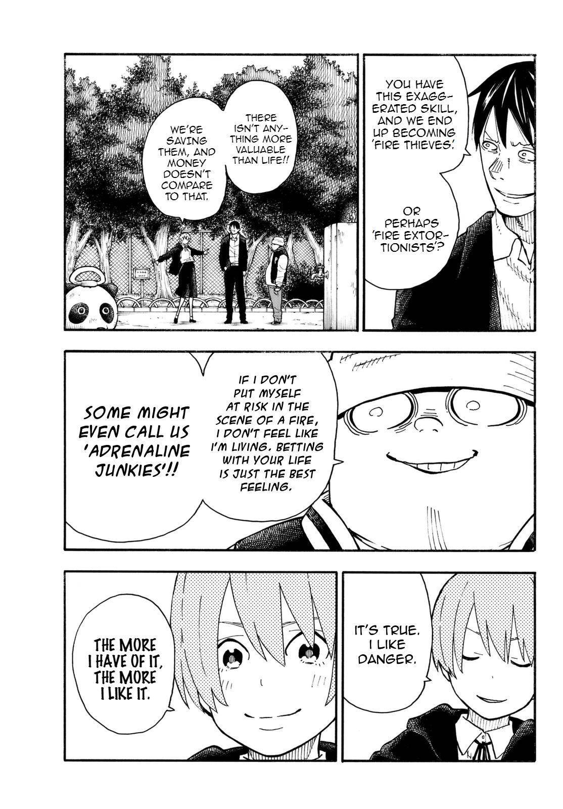 Enen no Shouboutai Chapter 100 page 14 - Chapter 100: The Flame's Aroma