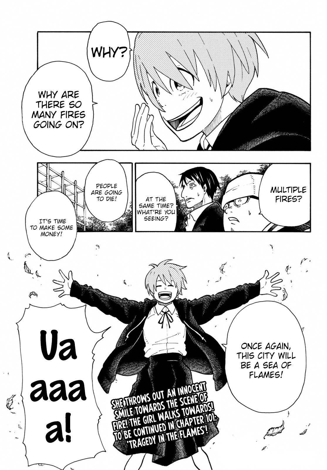Enen no Shouboutai Chapter 100 page 20 - Chapter 100: The Flame's Aroma