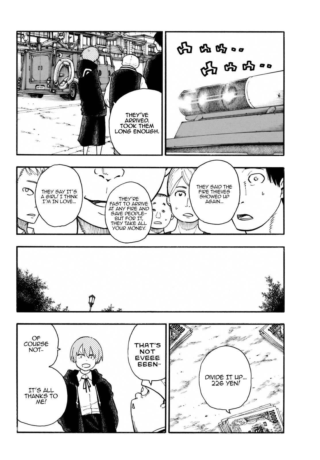 Enen no Shouboutai Chapter 100 page 7 - Chapter 100: The Flame's Aroma