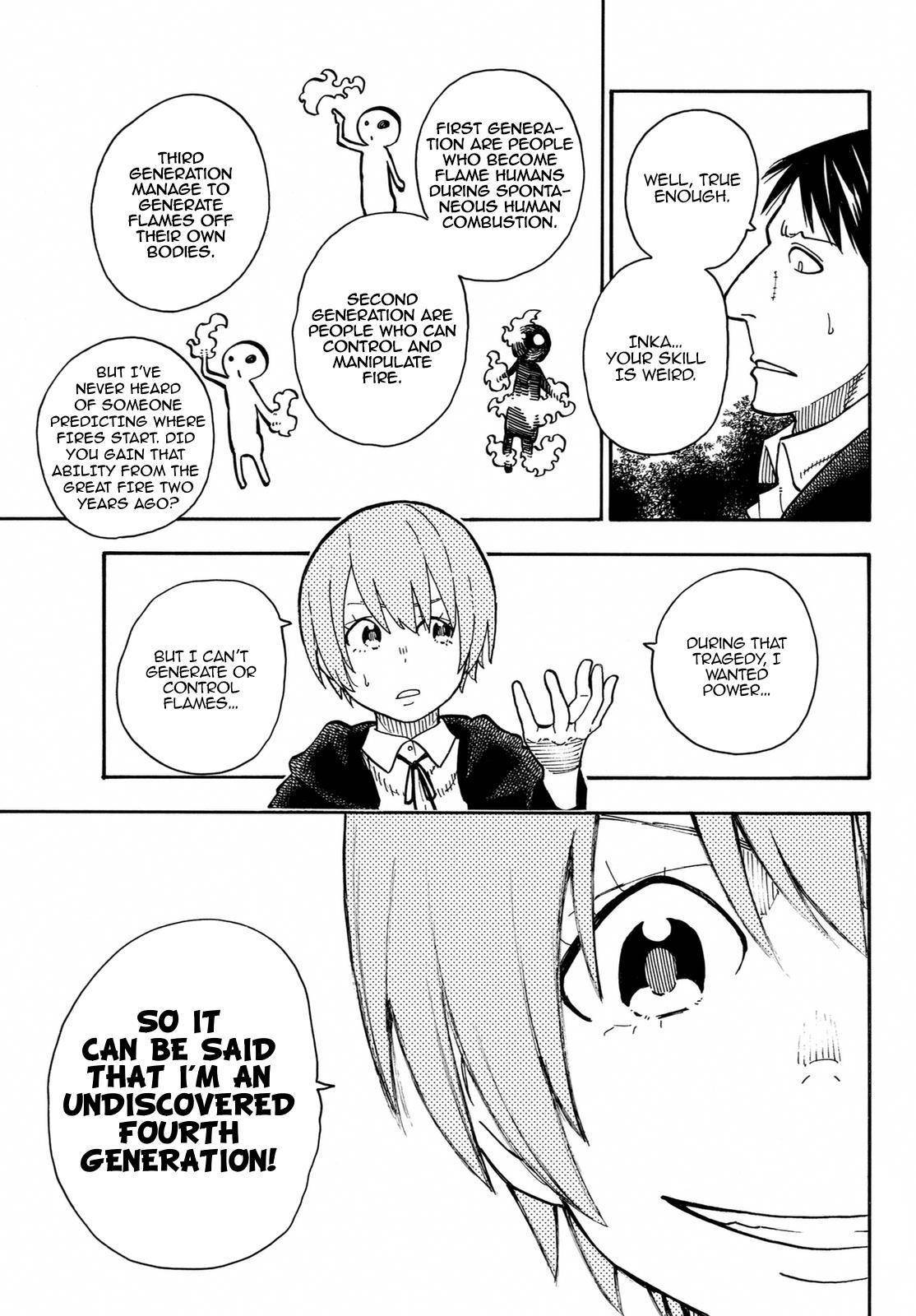 Enen no Shouboutai Chapter 100 page 8 - Chapter 100: The Flame's Aroma