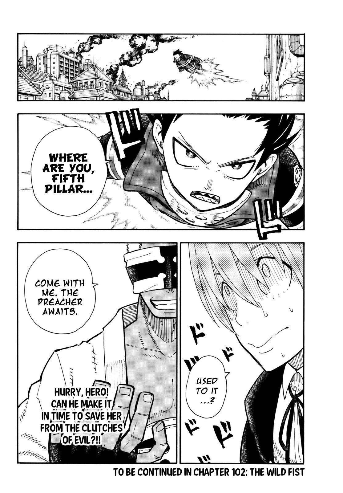 Enen no Shouboutai Chapter 101 page 20 - Chapter 101: Tragedy in the Flames