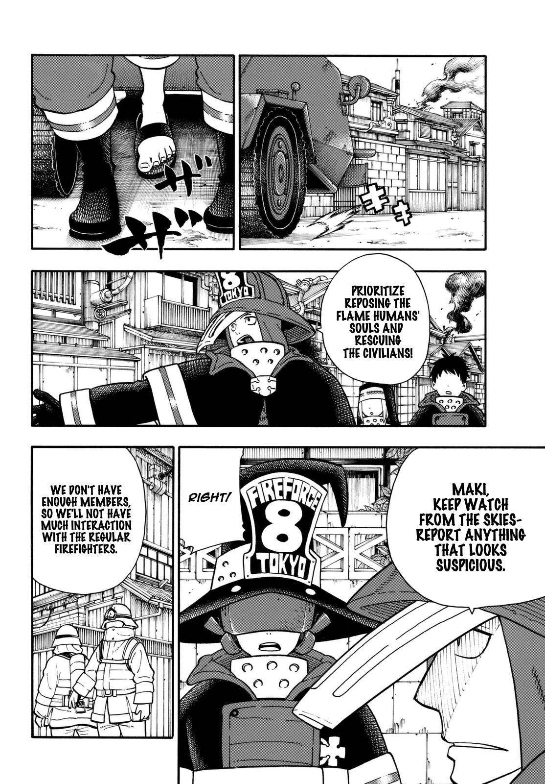 Enen no Shouboutai Chapter 101 page 9 - Chapter 101: Tragedy in the Flames