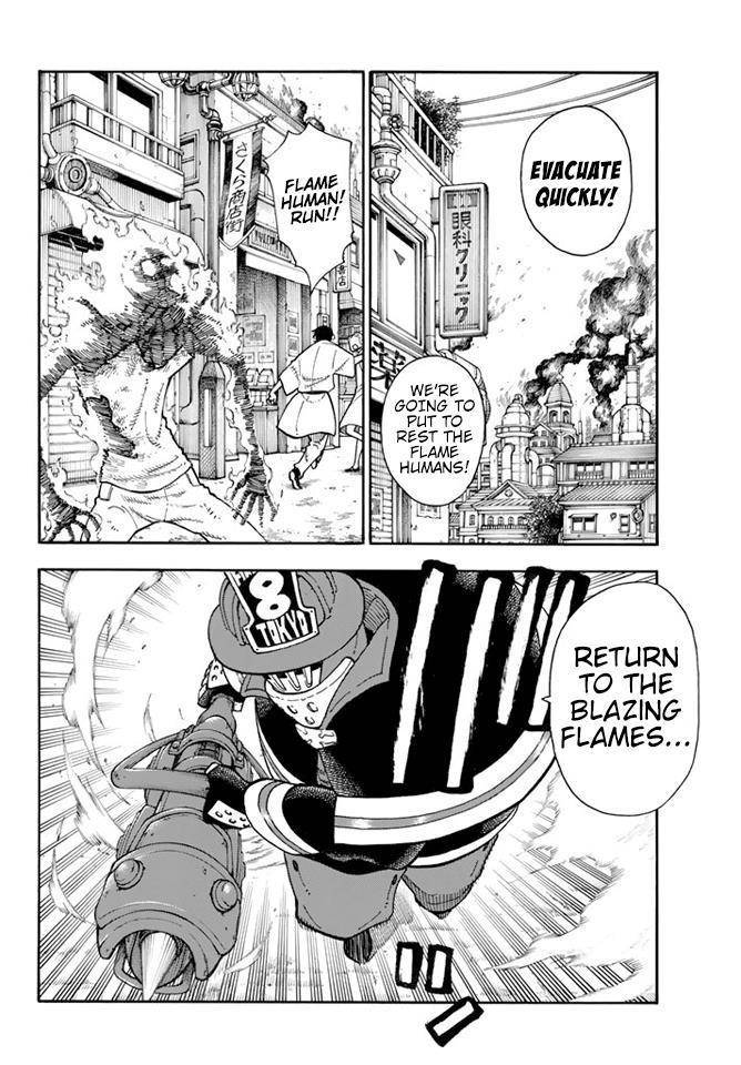 Enen no Shouboutai Chapter 103 page 2 - Chapter 103: Touching the Flames