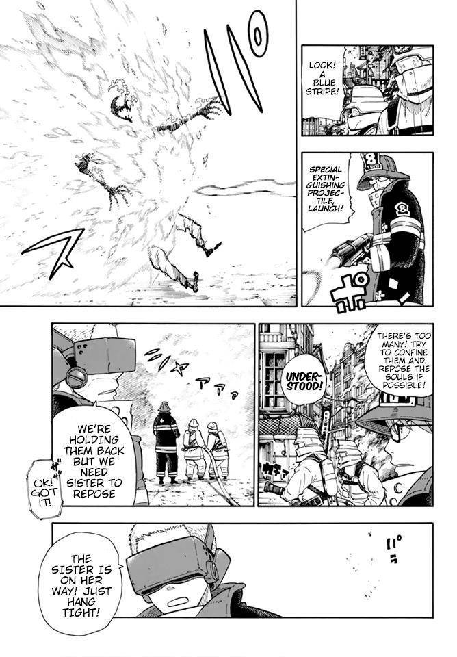 Enen no Shouboutai Chapter 103 page 5 - Chapter 103: Touching the Flames