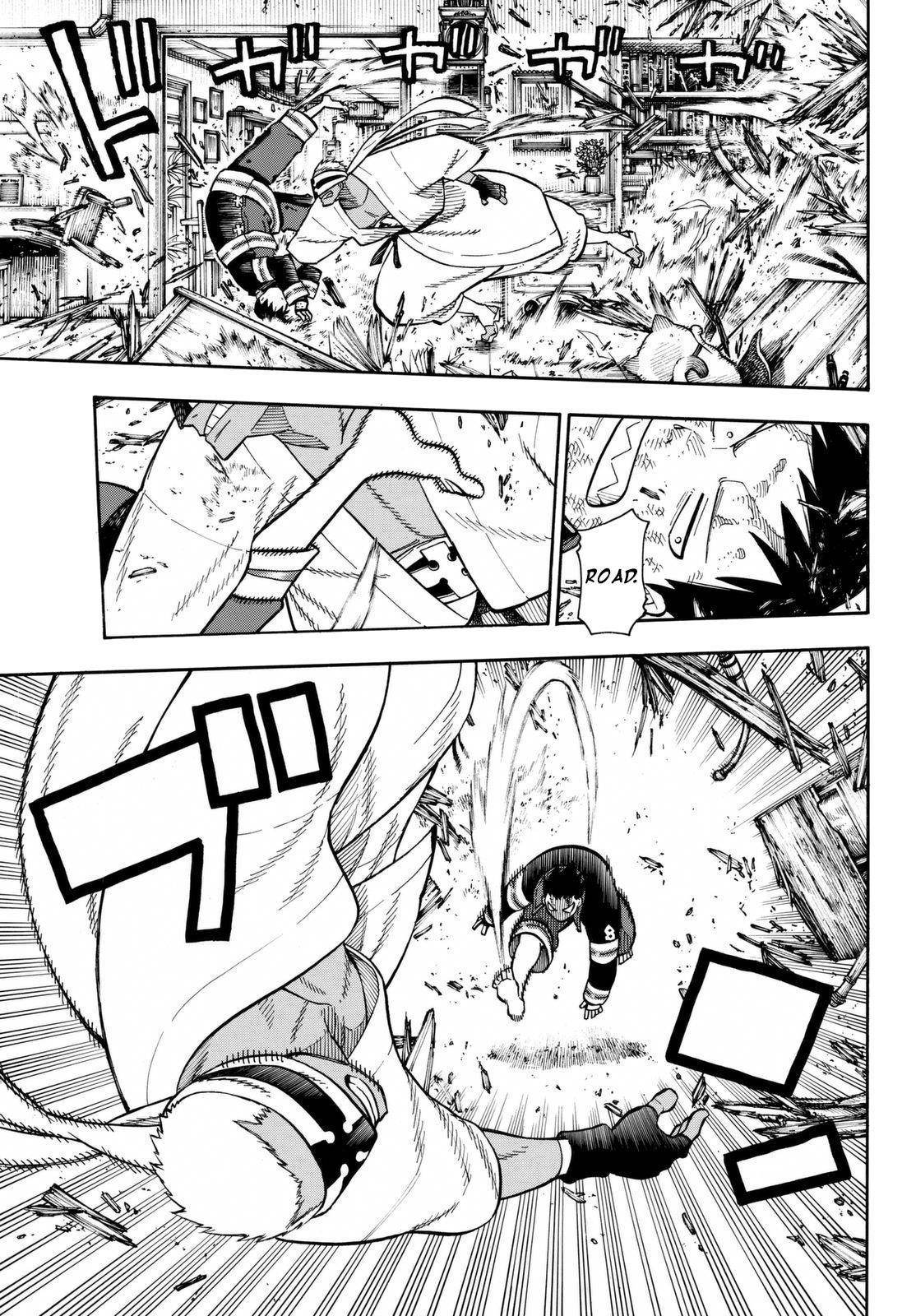 Enen no Shouboutai Chapter 104 page 17 - Chapter 104: Bonds Between the Fire Scenes