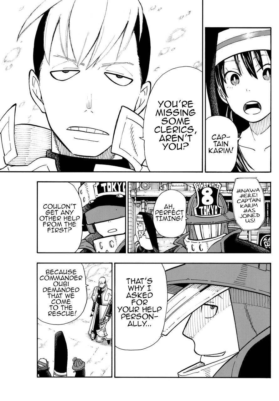 Enen no Shouboutai Chapter 104 page 8 - Chapter 104: Bonds Between the Fire Scenes